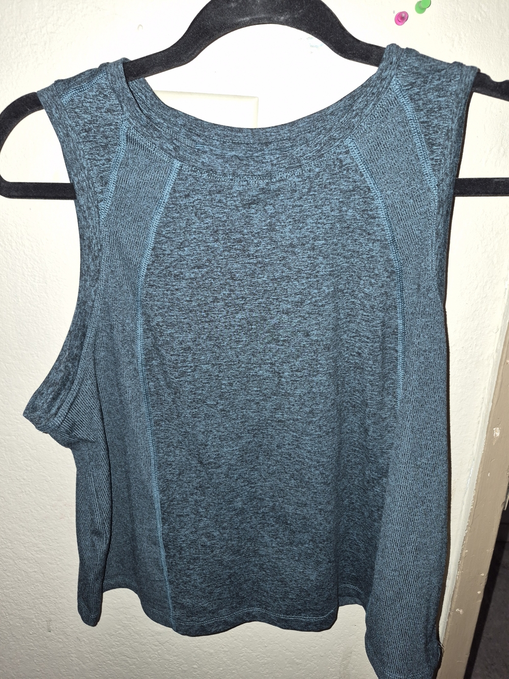 Heathered Teal Performance Tank Top - Women's Sleeveless Active Tee